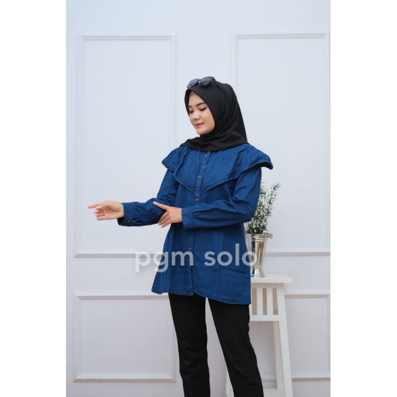 blouse jeans hist terbaru