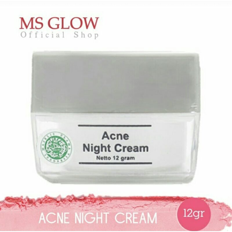 Acne Night Cream MS Glow