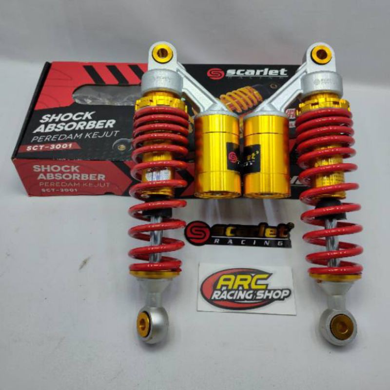 Shock tabung 340 nitrogen SCARLET sct 3001 skok shockbreaker tabung atas RX king