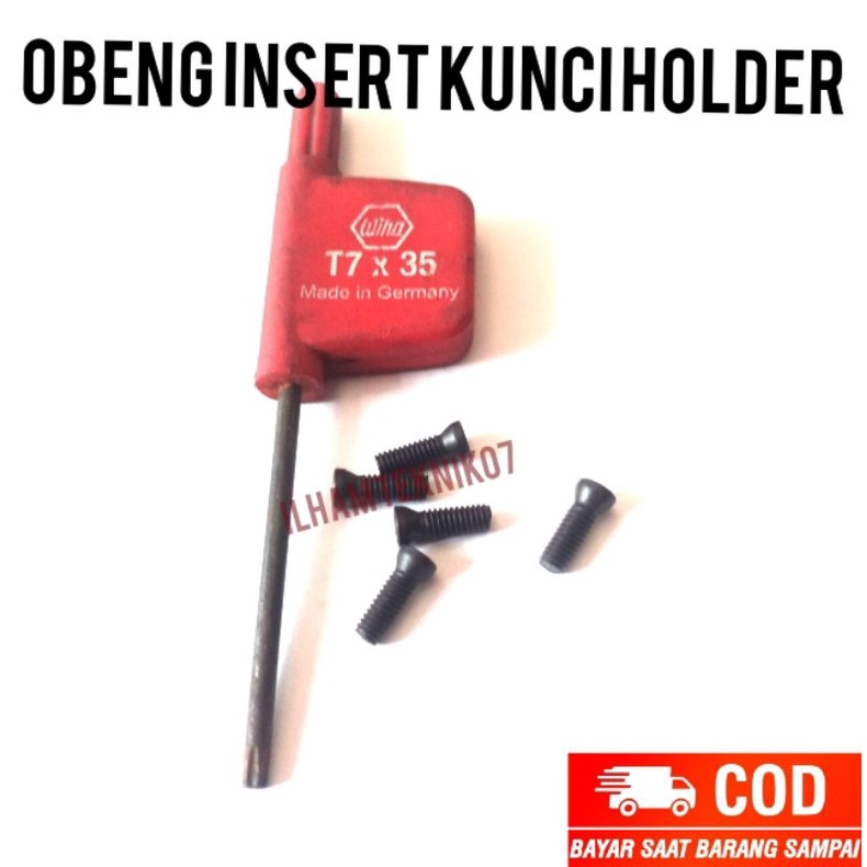 kunci holer kunci insert baut holder baut insert obeng insert