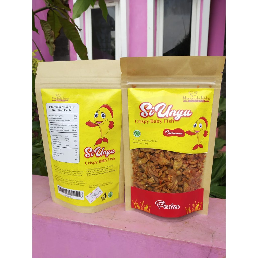 

SiUnyu Baby Fish / Cemilan Ikan Crispy - Pedas 100gr