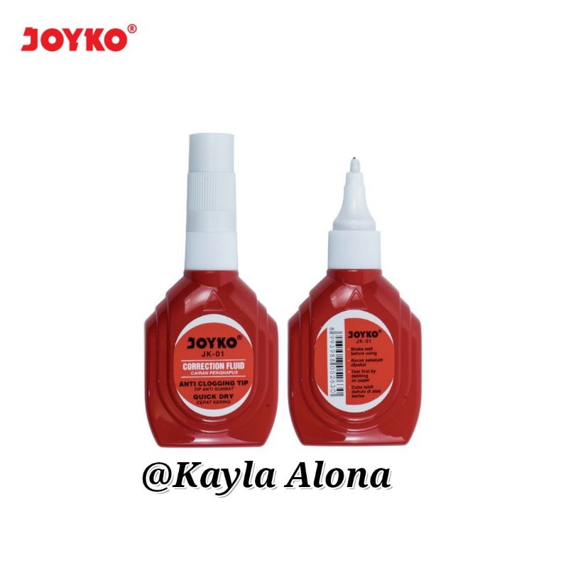 Correction Fluid Cairan Koreksi Penghapus Cair Joyko JK-01