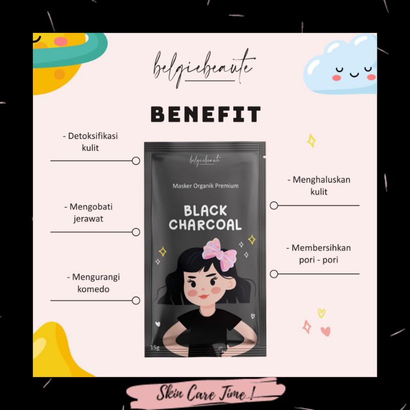 [UC] MASKER ORGANIK PREMIUM BY BELGIE BEAUTE