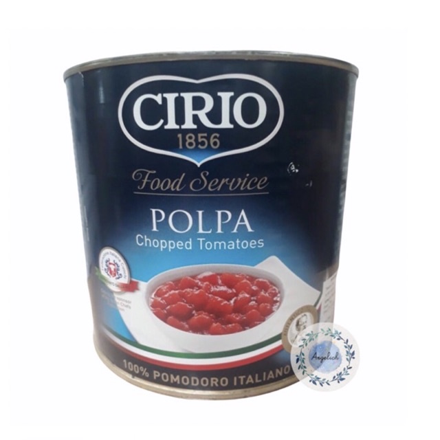 

Cirio Polpa Chopped Tomatoes / Potongan Tomat 2550gr