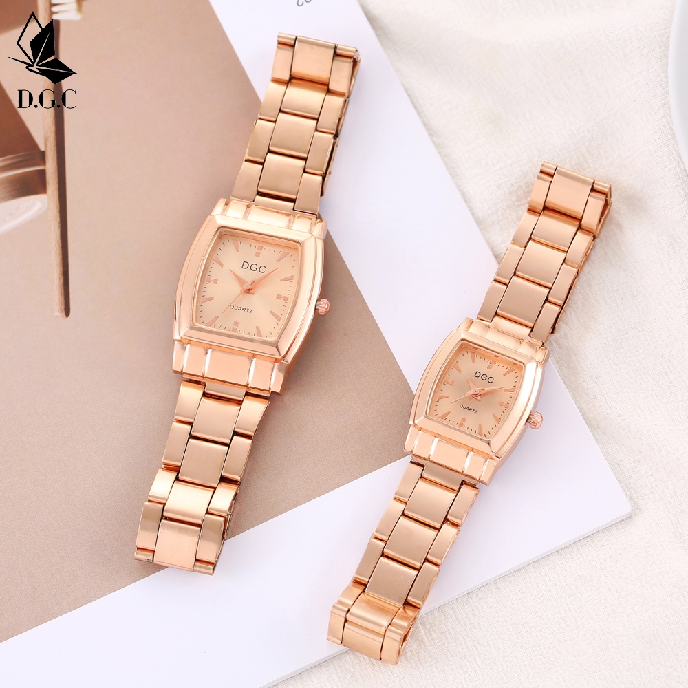 DGC Jam Tangan Couple Kuarsa baja menonton pria dan wanita menonton murah watch C84