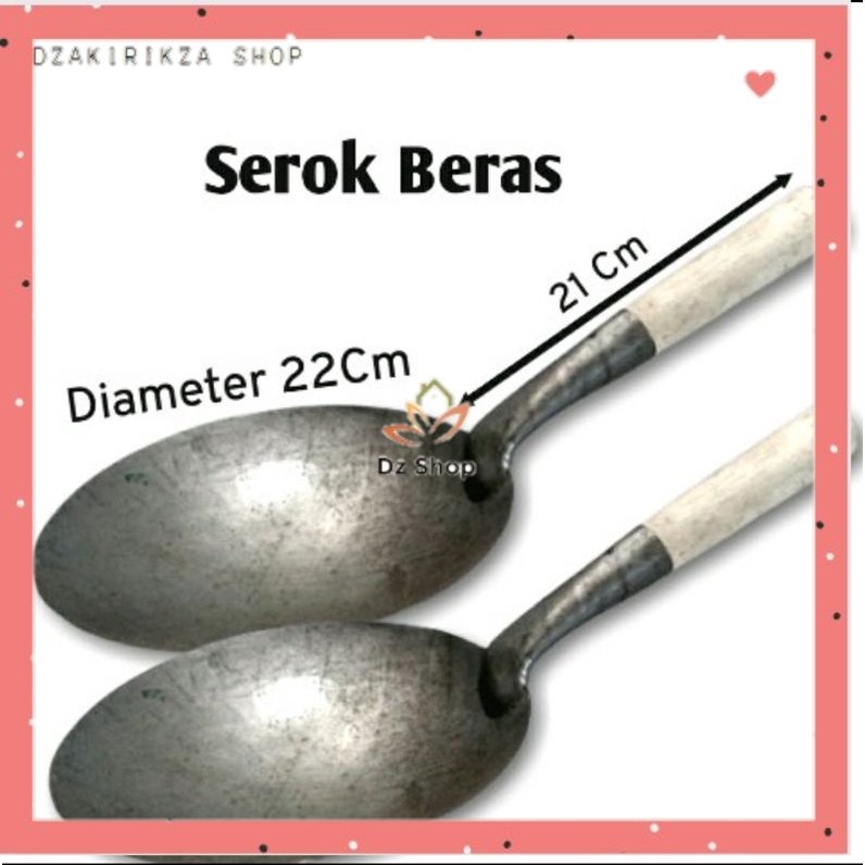 Ciduk Centong Besar Beras CIDUK / CENTONG / SKOP / SEROK BERAS/WAJAN MIE