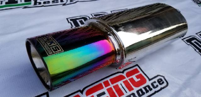 Knalpot Mobil HKS Oval Pelangi