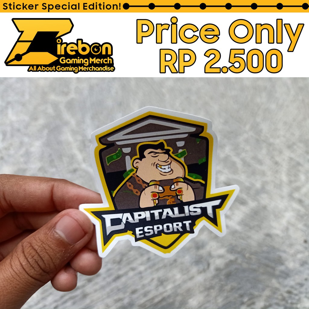 

Sticker Stiker Majelis Lucu Indonesia Capitalist Esports