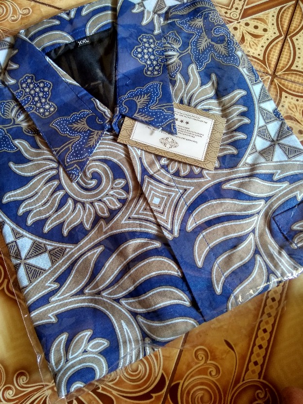 Mahogra Pendek Kemeja Batik Pria Full Furing Bahan Katun Sragenan