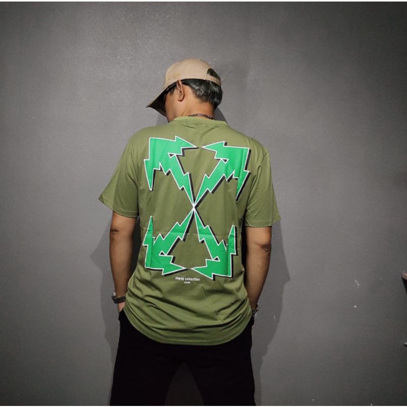 KAOS PRIA FASHION PRIA ATASAN PRIA OFF WHITE IMPORT PREMIUM QUALITY T-SHIRT BRANDED PRIA