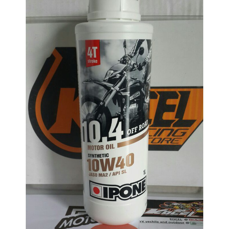 Ipone Oil 10.4 offroad 10w/40 oli untuk CRF KLX WR