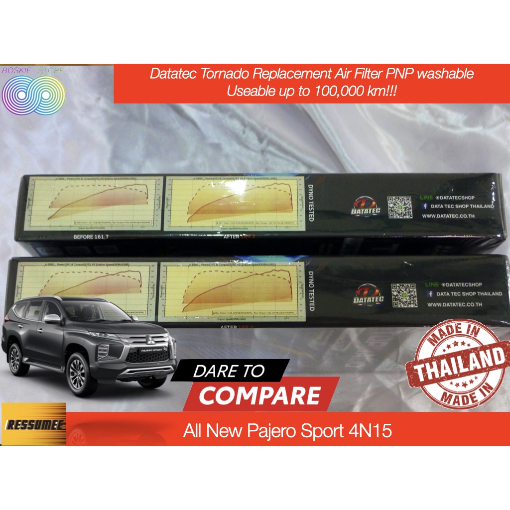 Datatec Filter Replacement All New Pajero Sport Triton 4N15