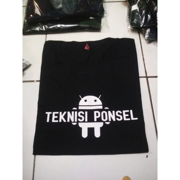 TSHIRT BAJU KAOS TEKNISI PONSEL / KAOS SERVIS HP / KAOS KONTER HP / KAOS TEKNISI HANDPHONE