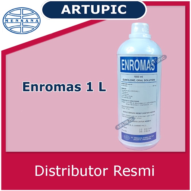 Enromas 1 Liter Obat Ayam Diare CRD Snot Cholera Diare Pilek Mycoplasma