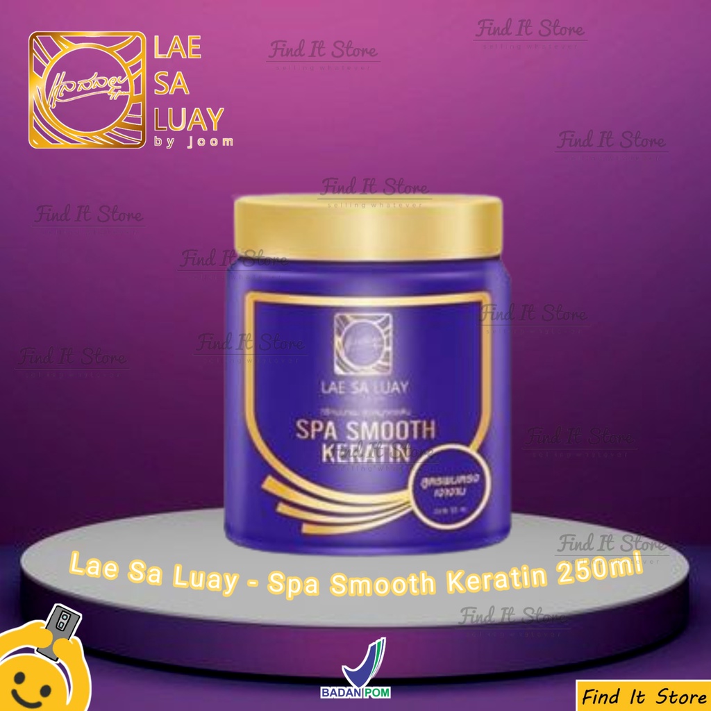 SPA SMOOTH KERATIN &amp; SHAMPOO by LAE SA LUAY 250ML- Original Hair Spa Smooth Keratin/Masker/Creambath/Treatment