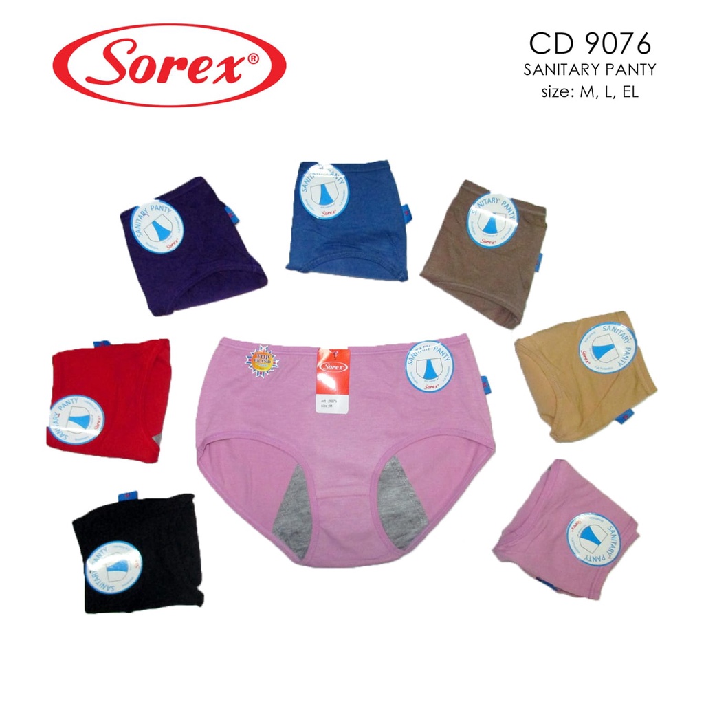 1 pcs Celana Dalam Wanita Sorex Sanitary Panty Anti bocor - Celana Haid CD 9076