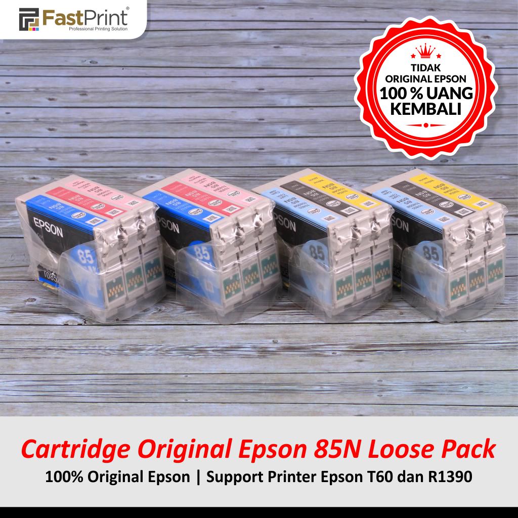 Cartridge Tinta Epson T60 R1390 1390 Kode 85N Original Loose Pack