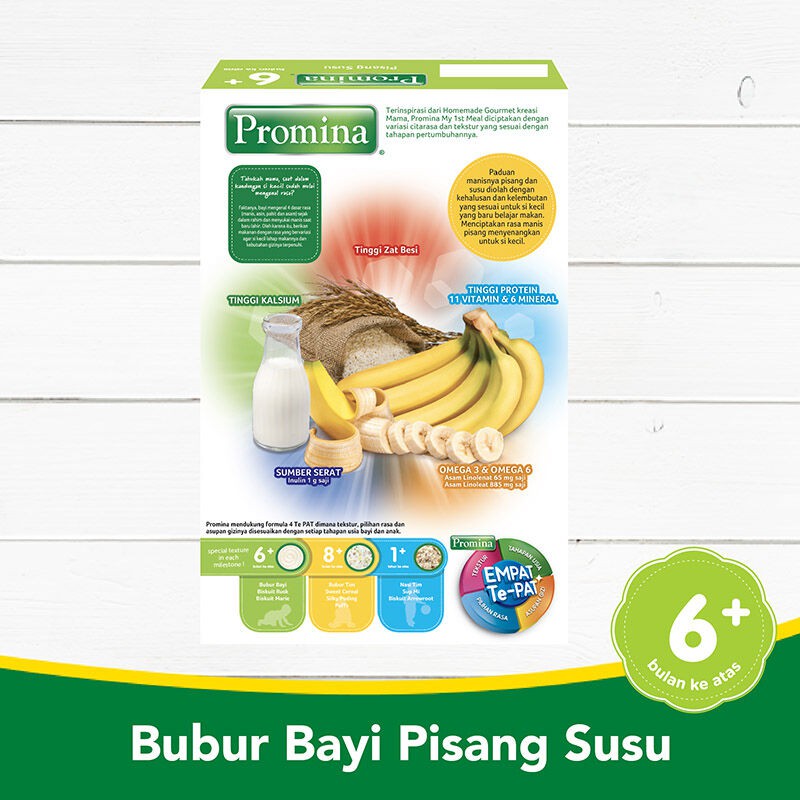 PROMINA BUBUR BAYI PISANG SUSU BOX 120GR