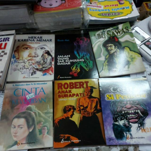 Cerita novel sastra indonesia BALAI PUSTAKA