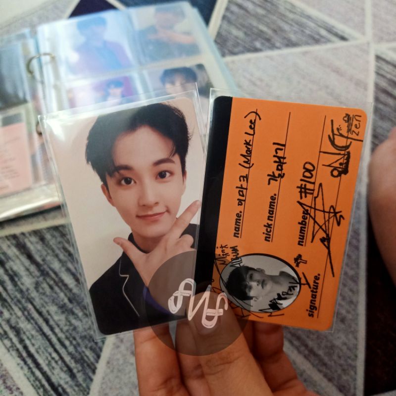 Photocard pc mark nct dream we go up crew card cc photobook