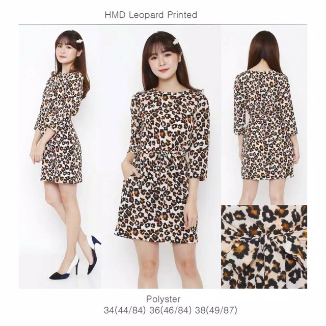 H&M HM Leopard Printed Dress