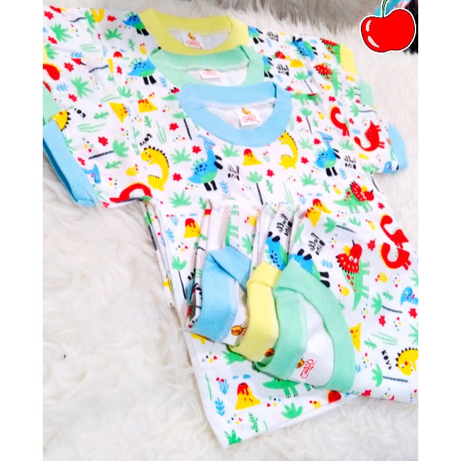 3 PCS BAJU BAYI PENDEK NEWBORN JITU MURAH