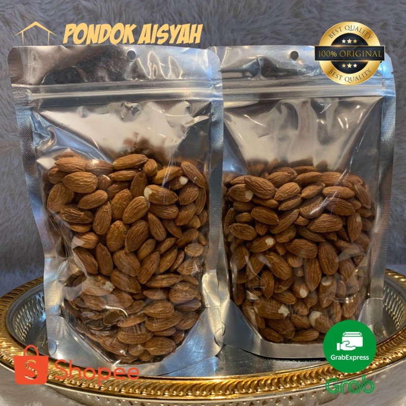 

Kacang Almond Panggang 250 gr - Ready to Eat