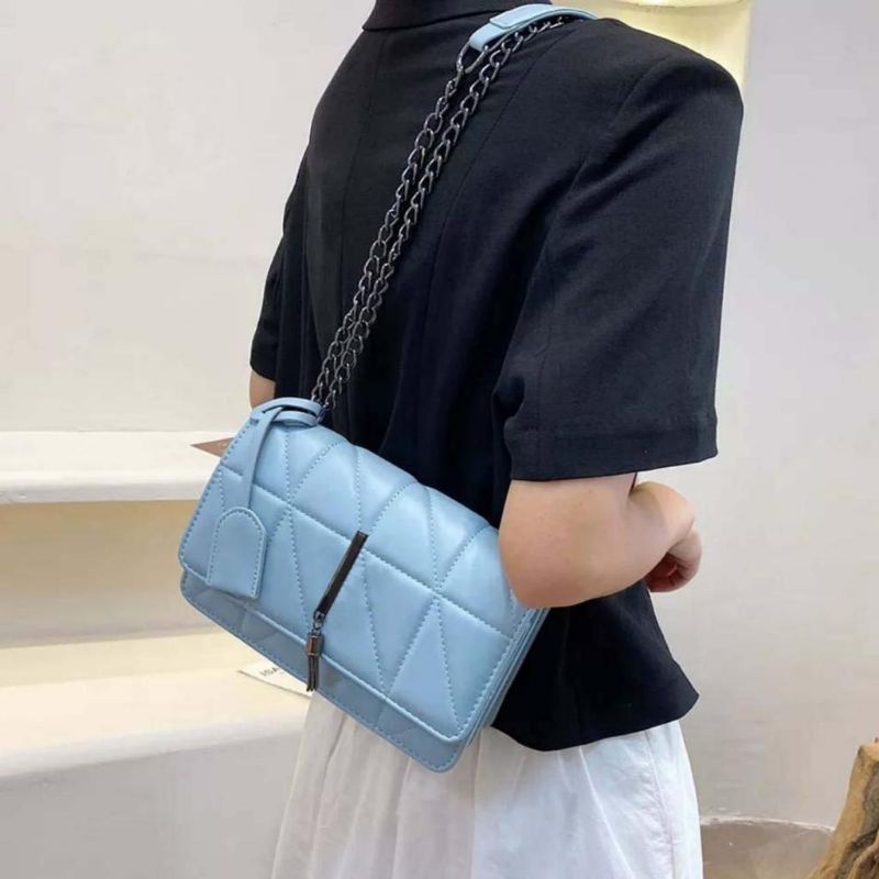 Tasmurah ~ Tas kotak Rantai Selempang Wanita Sling Bag Korea Shoulder