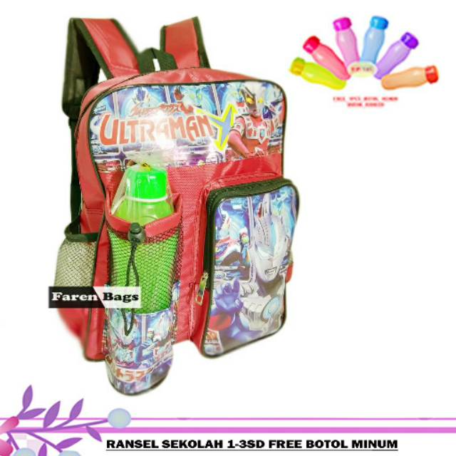 Gendong Barbie Ransel Rubber Simple G9J1 Kekinian Fashion Tas Sekolah Unicorn Perempuan Roda Robot TK Polo Backpack Captain