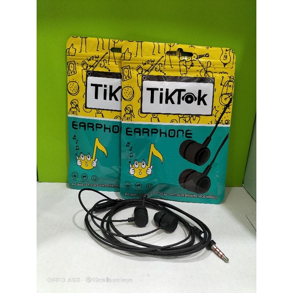 Hf handset handsfree earphone Tiktok bigbass handset murah