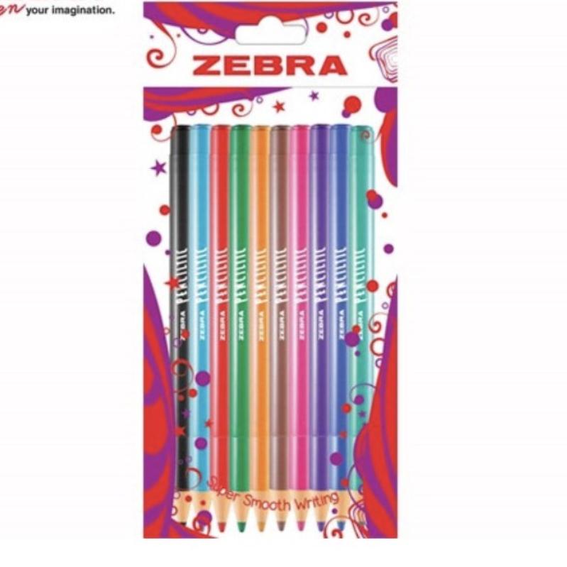 

Oke Price ZEBRA PENCILTIC 10 COLOURS IN 1 SET 66E~