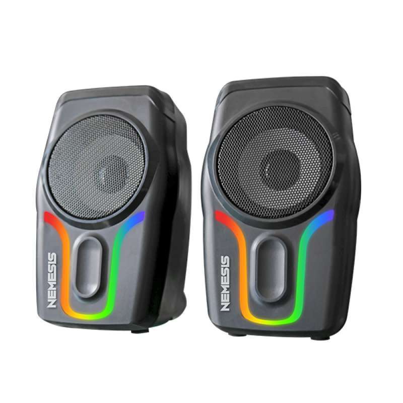 SPEAKER SOUND SALON NYK NEMESIS GAMING GAME RGB SOUND WITH GAMES STEREO AUDIO SP-N07 VI