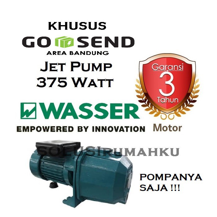 POMPANYA SAJA WASSER  Pompa Jet 375 Watt Jet Pump Pompa