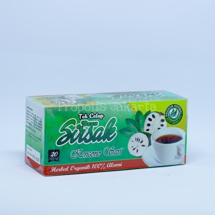 

Teh Celup Daun Sirsak Herbal Kanker Kencono Sari Asli Original