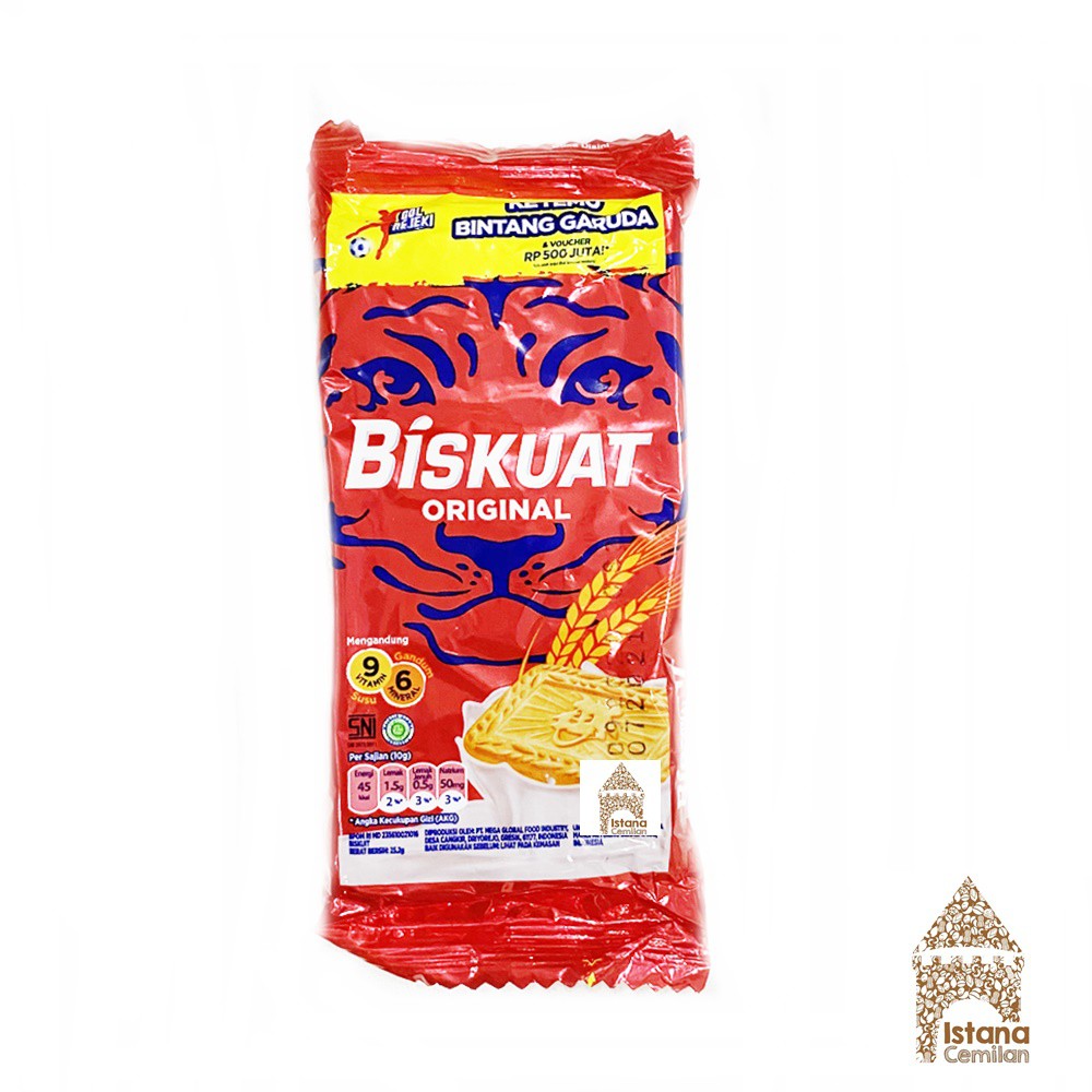 Biskuat Biskuit Original / Cokelat 15,2 Gram