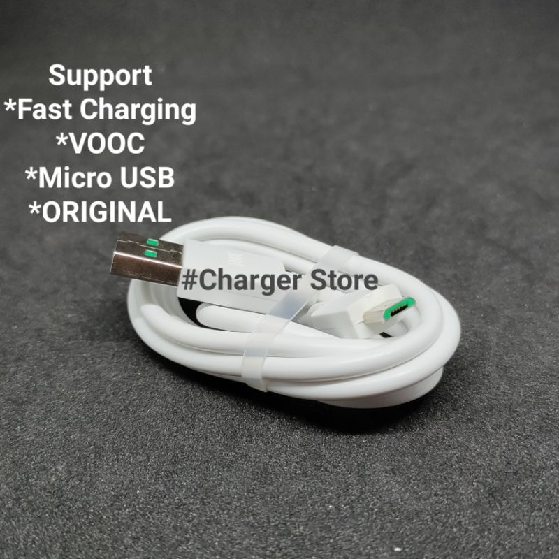 Kabel Data ORIGINAL Oppo 2A Micro USB FAST CHARGING Qualcomm Quick Charger 3.0