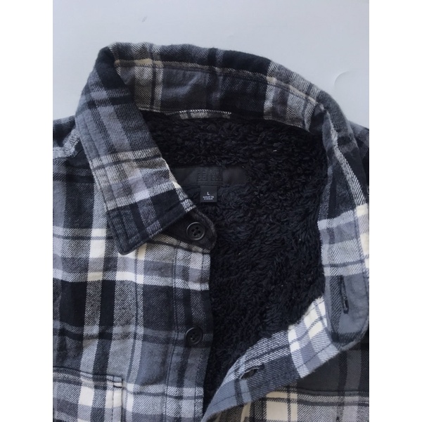 uniqlo flannel sherpa