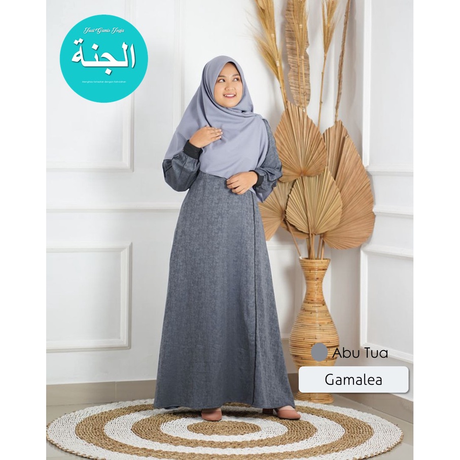 Gamis Gamalea ELHURRIYAH Bahan Rayon Jaguar Kualitas Juara Ukuran S s/d XL