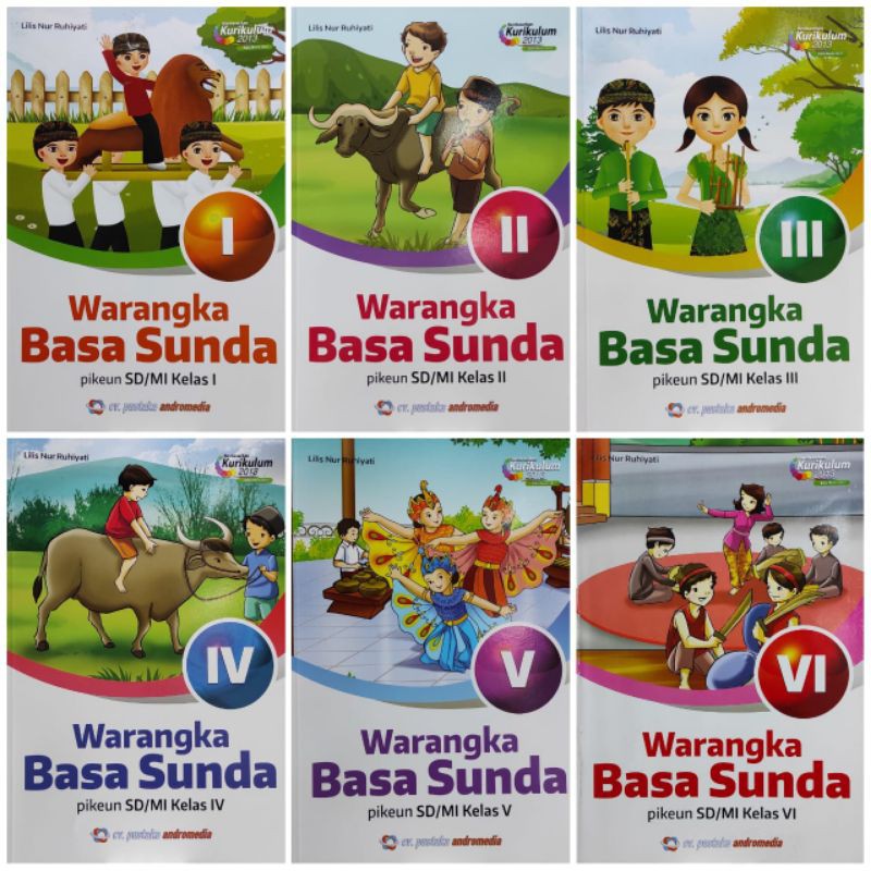 Warangka Basa Sunda SD Kelas 1,2,3,4,5,6 Penerbit CV. Pustaka Andromedia