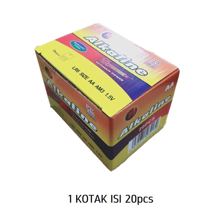 Baterai Alkaline A2 AA Dynamax Alkaline Original Battery Isi 2pcs