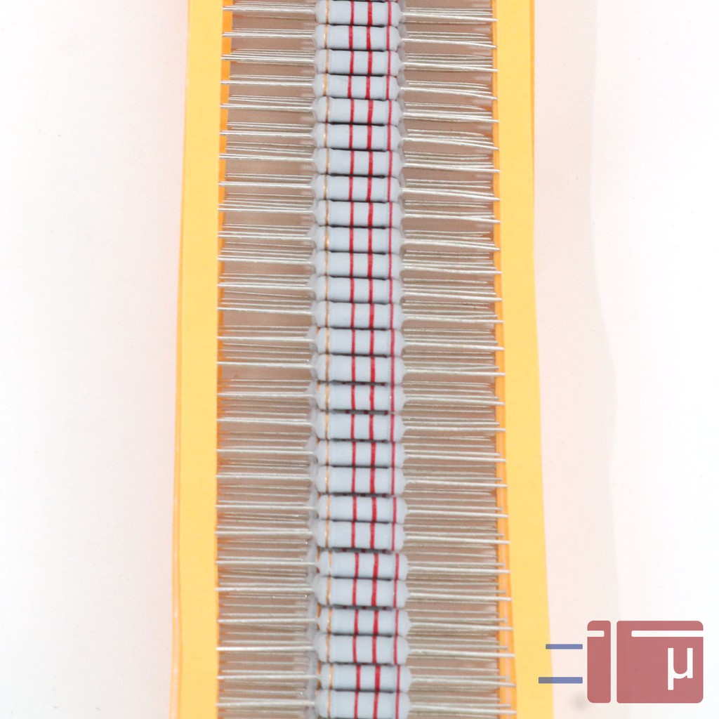 Resistor 2K2 2.2K 2W Metal Oxide 5% Taiwan Kaki Tembaga