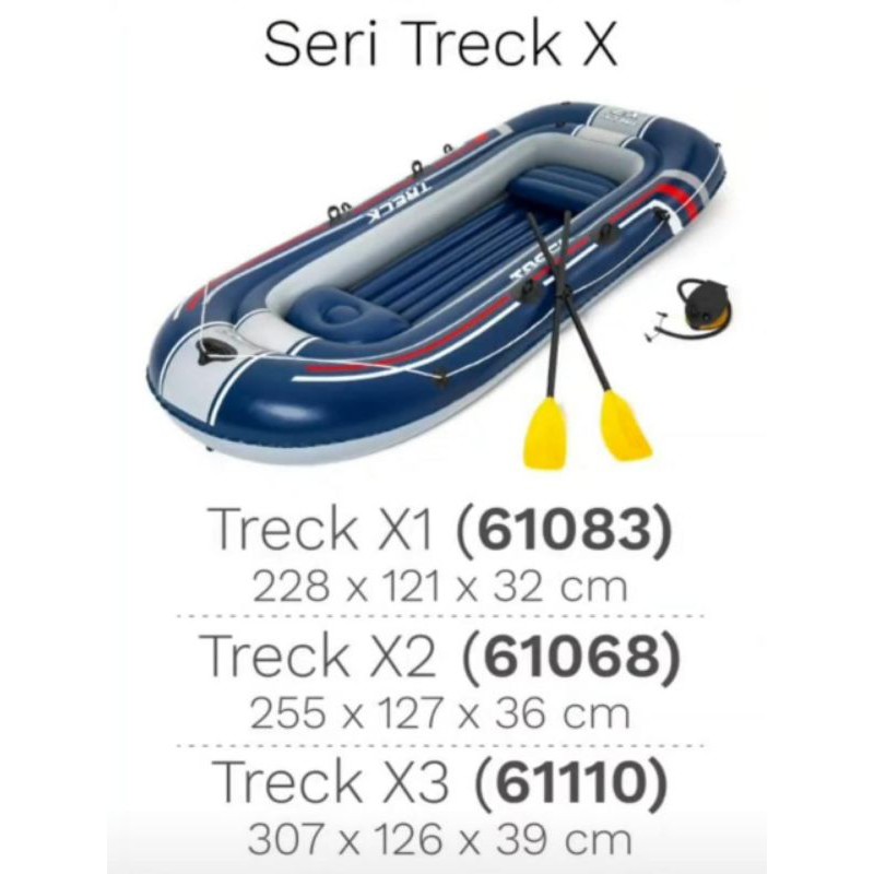 Kapal karet bestway|perahu tiup bestway|kapal evakuasi banjir|perahu karet treckX1 treck X2 treck X3