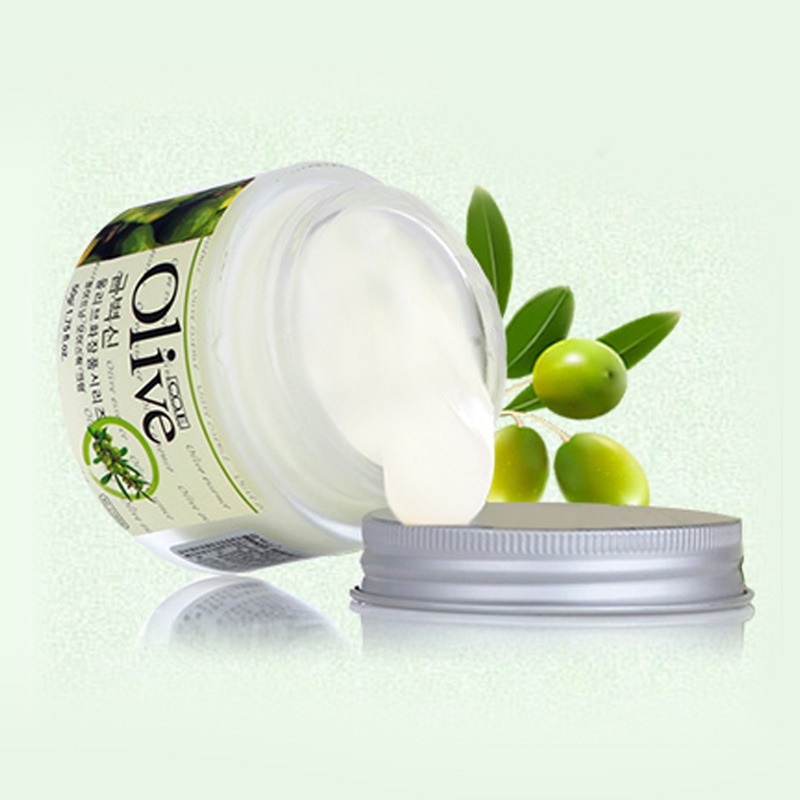 SHINE STAR - [ COD ] OLIVE CO.E Deep Mouisture Cream / Krim Siang Malam Pelembab Kulit Terbuat Dari Minyak Zaitun