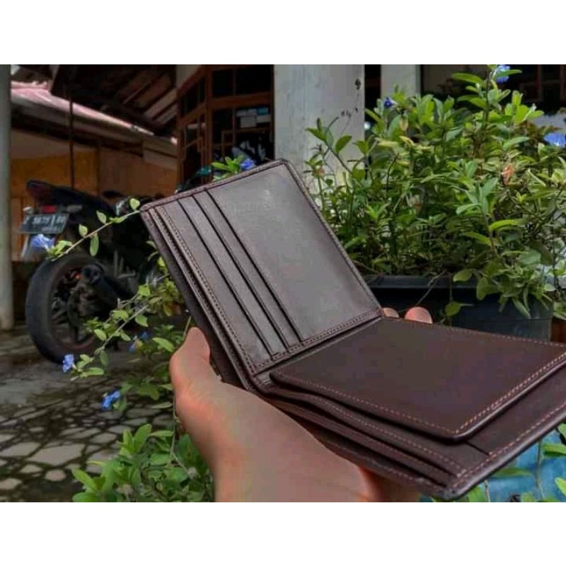 Dompet Kulit Asli Pria Anti Api Anti Air Original Model terbaru