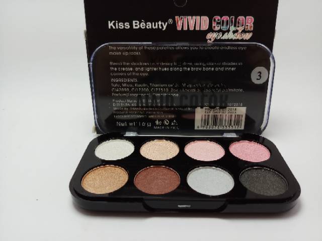 EYESHADOW KISS BEAUTY VIVID COLOR