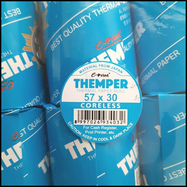 

Themper E-Print 57X30 Thermal Paper Kertas Printer Roll 1 Buah