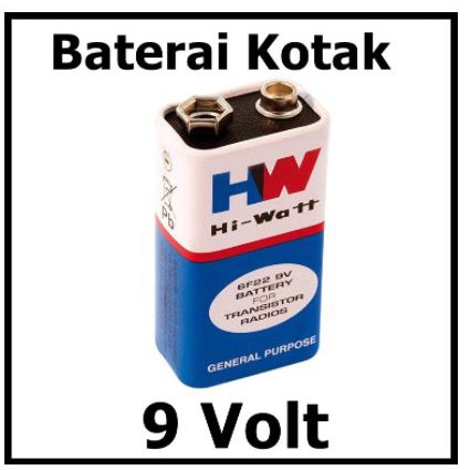 Baterai 9v Baterai 9v Kotak Baterai 9 Volt Kotak Baterai Multimeter Baterai Multitester Arduino