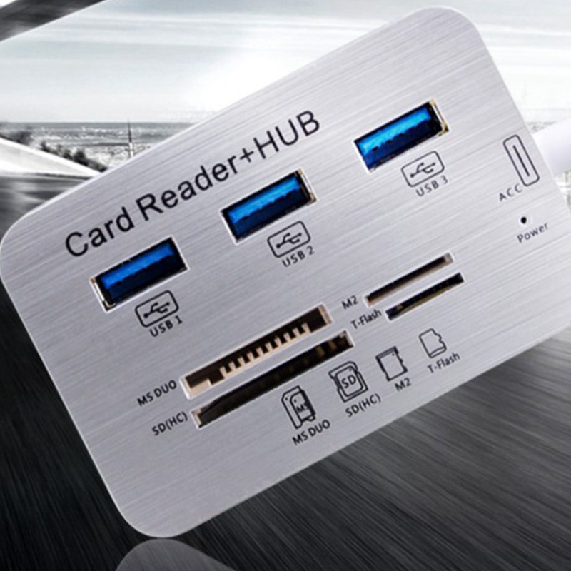 USB HUB 3.0 USB Splitter 3 Ports Extensor Multi USB Extension Multiple 3 0 Hub SD Card Reader USB3.0 Expander for PC