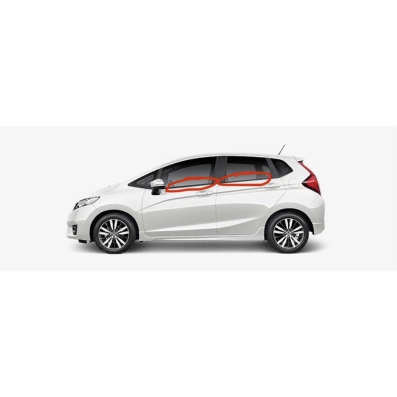 pelipit kaca door molding honda jazz rs gk5 2014-2010 ori honda