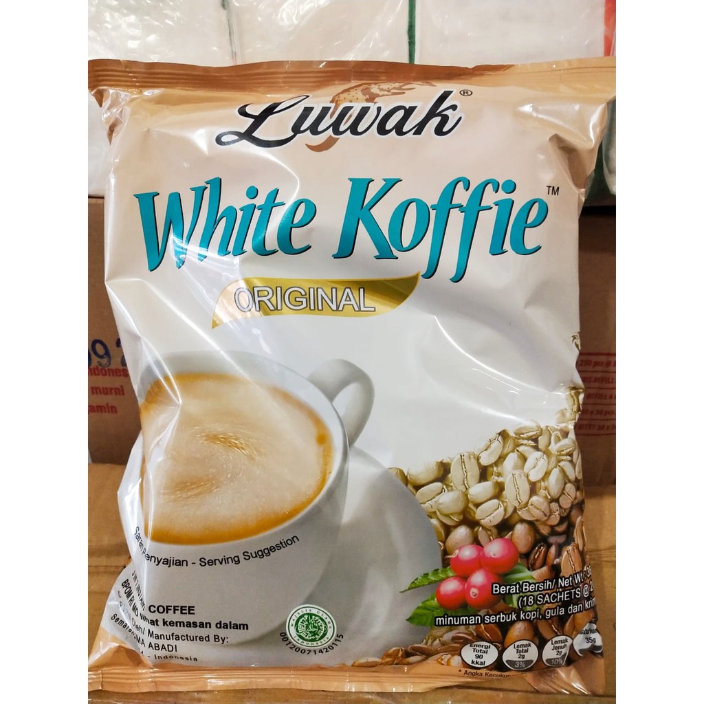 

Kopi Luwak White Koffie Original Isi 18 Sachet